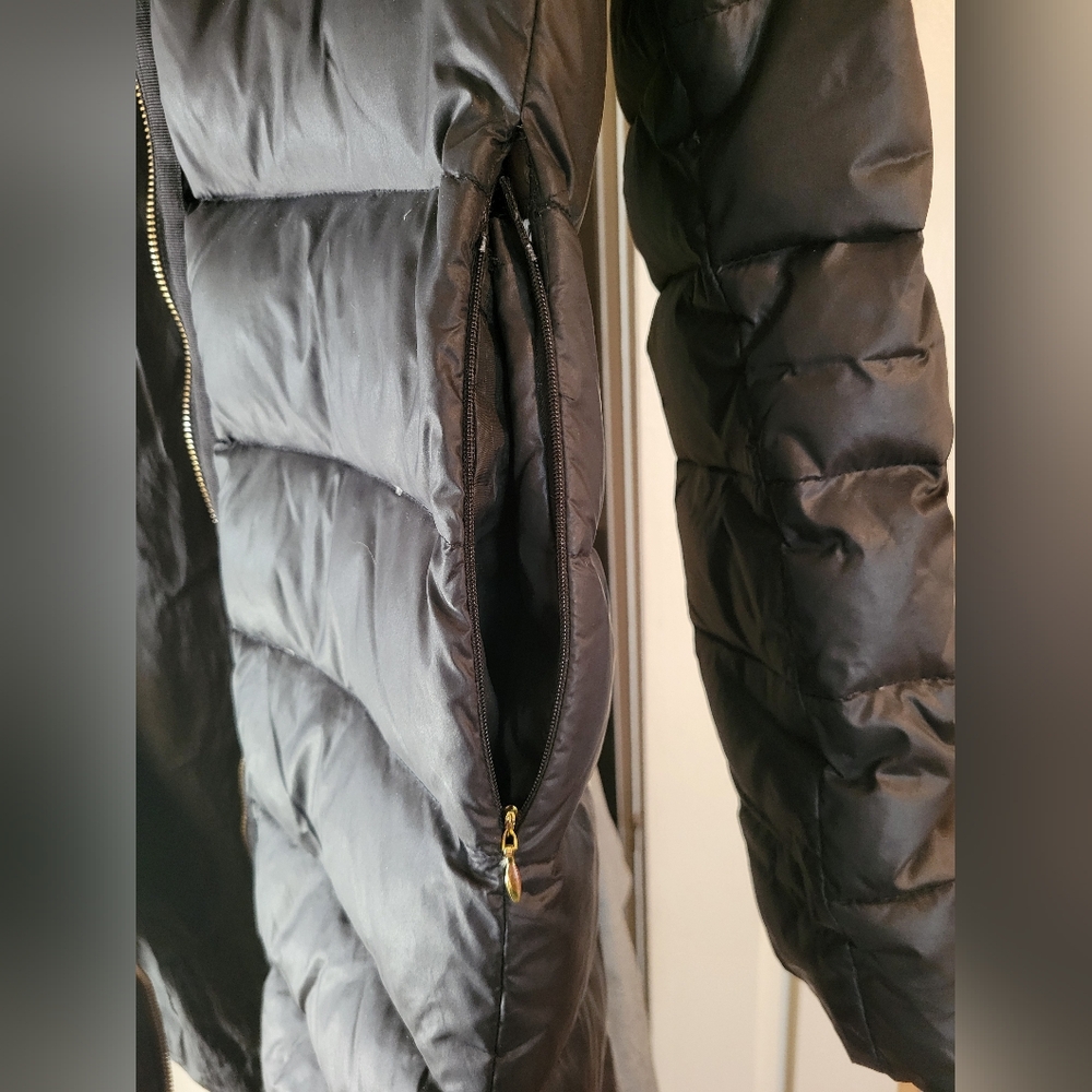 MONCLER Womens Long Winter Coat/jacket- Size 3 - Picture 10 of 15